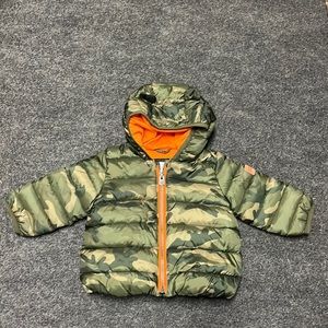 Baby Gap jersey lined camo puffy not bulky Sz 6-12m